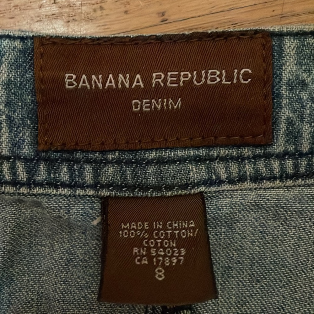 Banana Republic denim long jean skirt size 8 - Picture 2 of 7